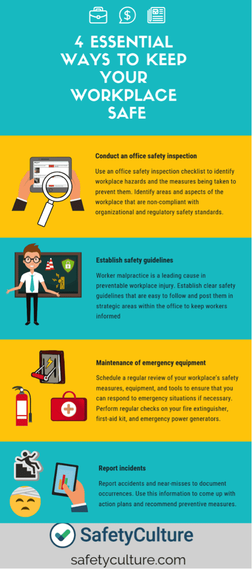 4 Essential Ways to Keep Your Workplace Safe [Infographic]