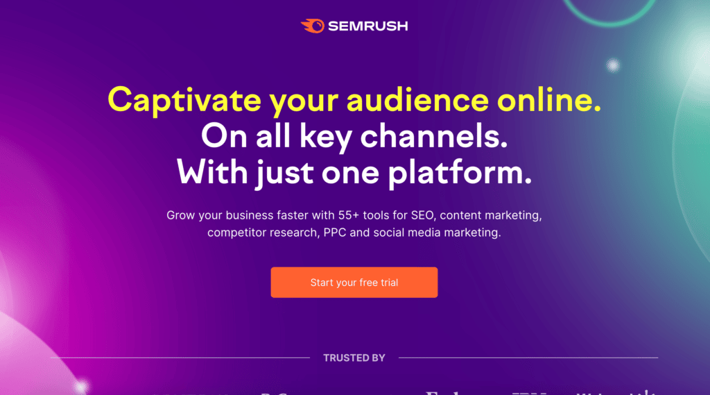 semrush-Best small business software