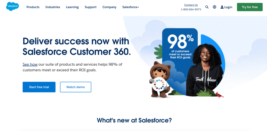 Salesforce; a recruitment CRM.