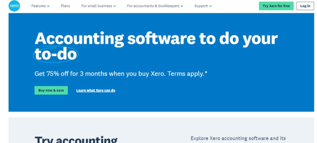 Xero-Best invoicing software for small business