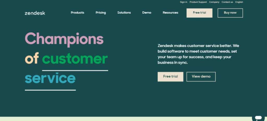 Zendesk- Best small business software