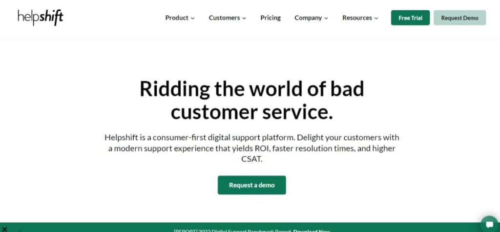 Helpshift- Best small business customer service software
