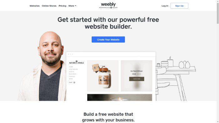 Weebly - Homepage