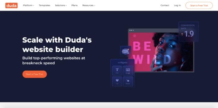 Best Website Builder for Small Business, Duda