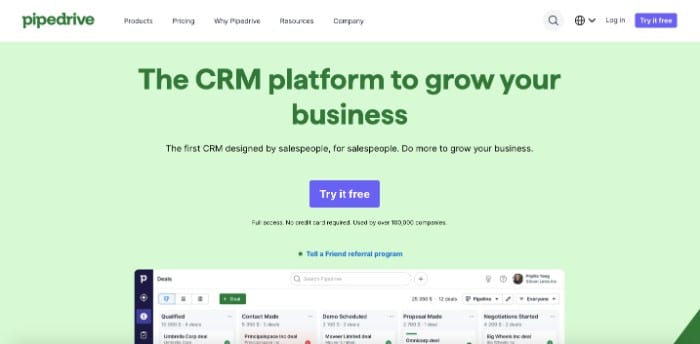 Best CRM for Small Business, Pipedrive