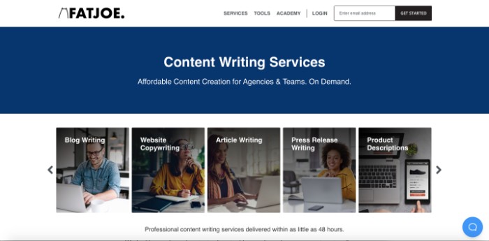 Content Writing Services, FATJOE