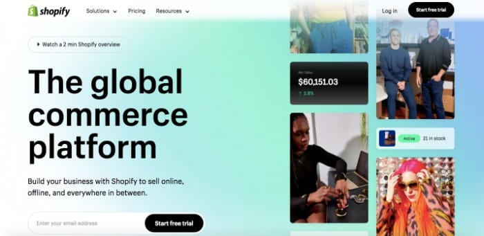 Best Small Business eCommerce Platform, Shopify