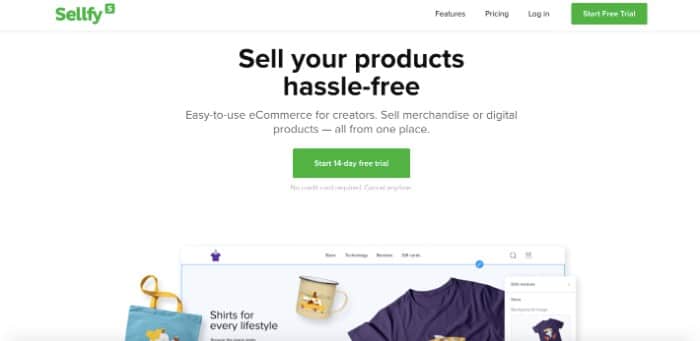 Best Small Business eCommerce Platform, Sellfy