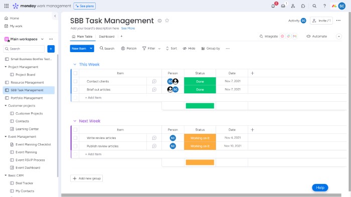 Monday.com Review - Task Management