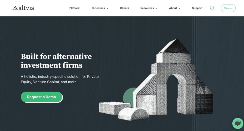 Altvia; a great CRM for private equity companies.