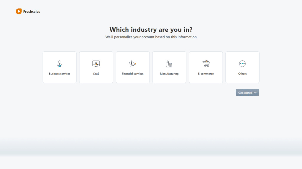 freshworks review -industry onboarding