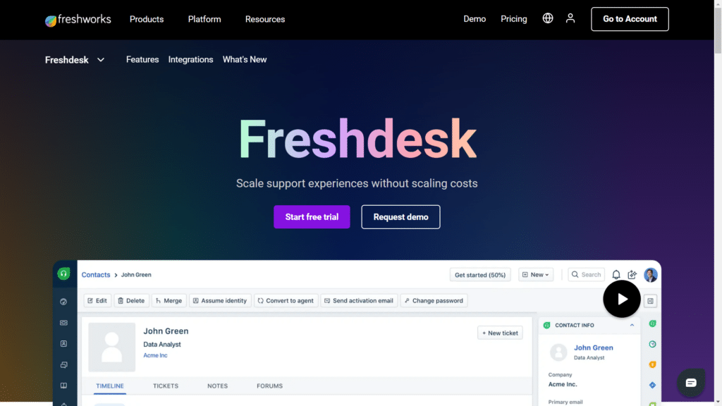 freshdesk review - onboarding