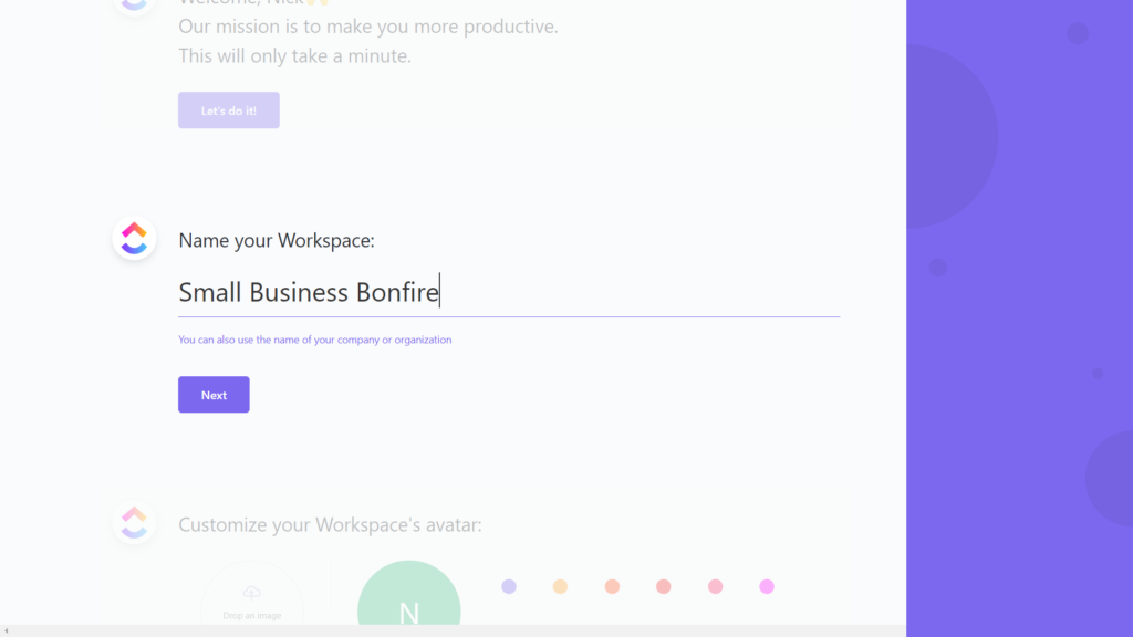 clickup review - workspace