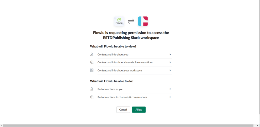 Flowlu Review - Slack Integration
