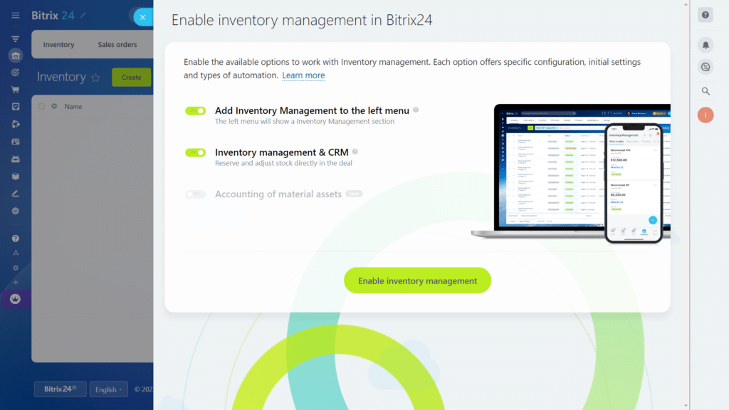 Bitrix24 CRM Review - Inventory Management