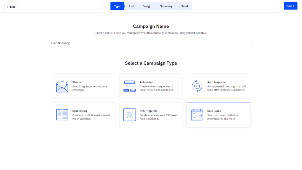 ActiveCampaign Review - Campaign Creation