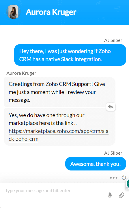 HubSpot vs Zoho CRM - Zoho CRM Custom Service
